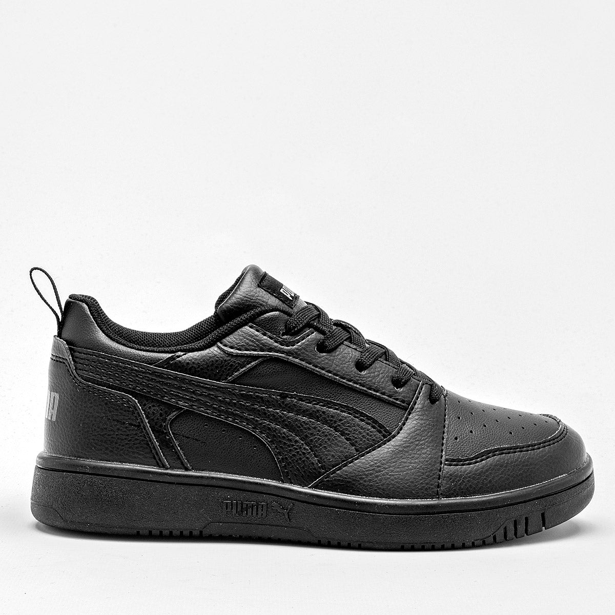 Tenis escolar para Niño Puma Rebound v6 Lo PS marca Puma Negro cod. 123362