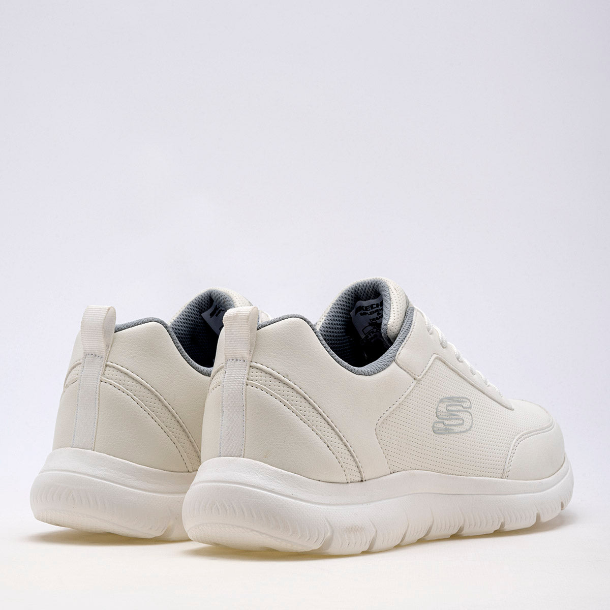 Tenis escolar para joven Summits marca Skechers Blanco cod. 123643