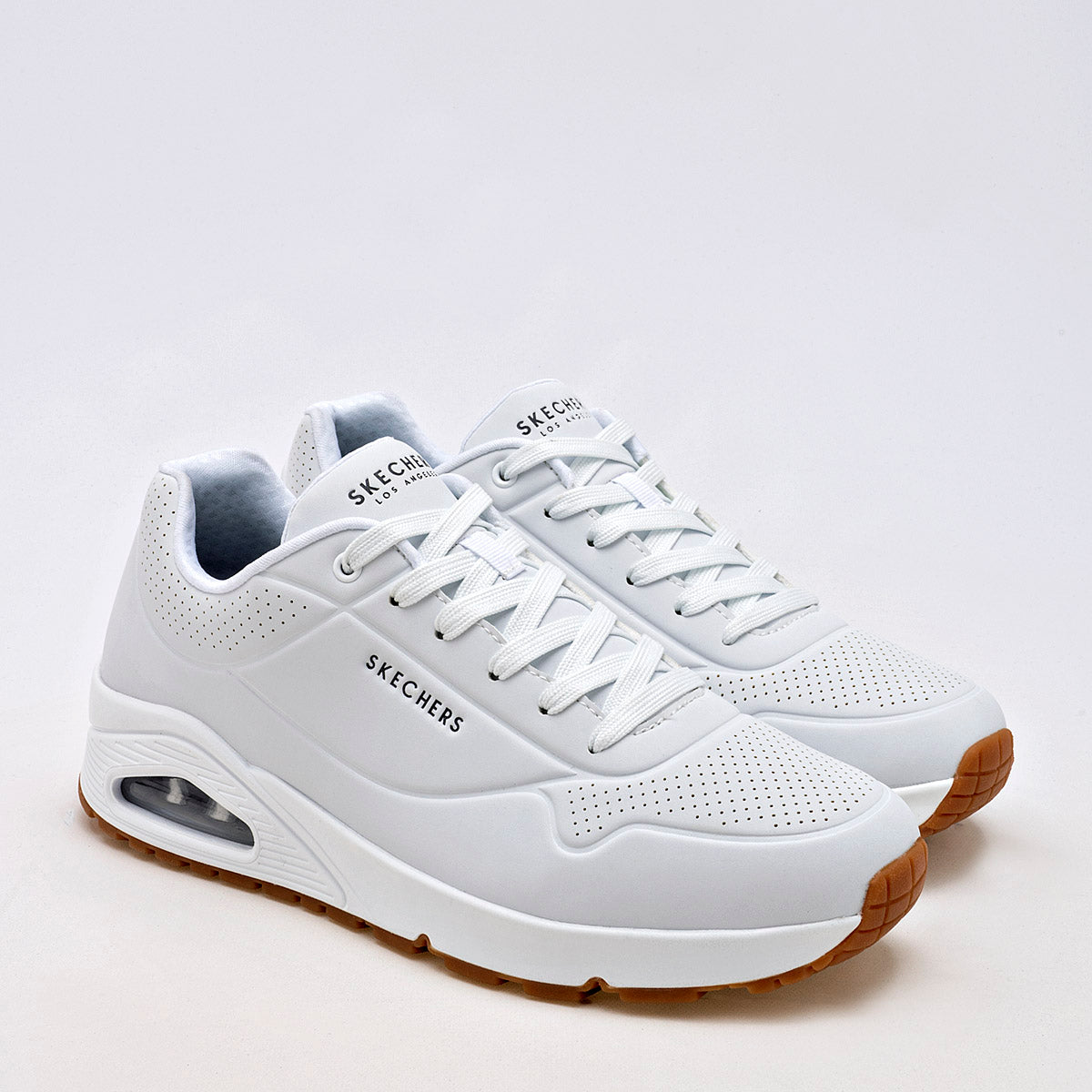 Pakar Regalos de navidad y fin de ano Tenis urbano para joven Uno marca Skechers Blanco cod. 123654