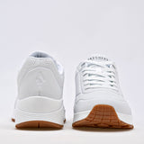 Tenis escolar para joven Uno marca Skechers Blanco cod. 123654