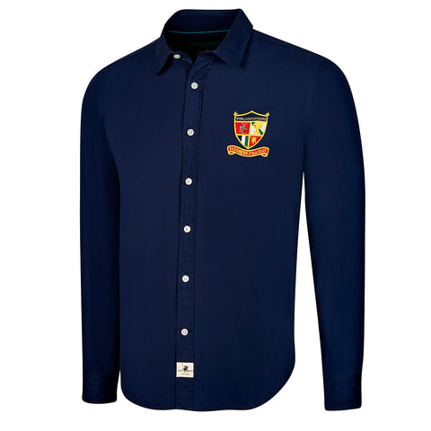 Camisa de manga larga York Shire Polo Club para hombre