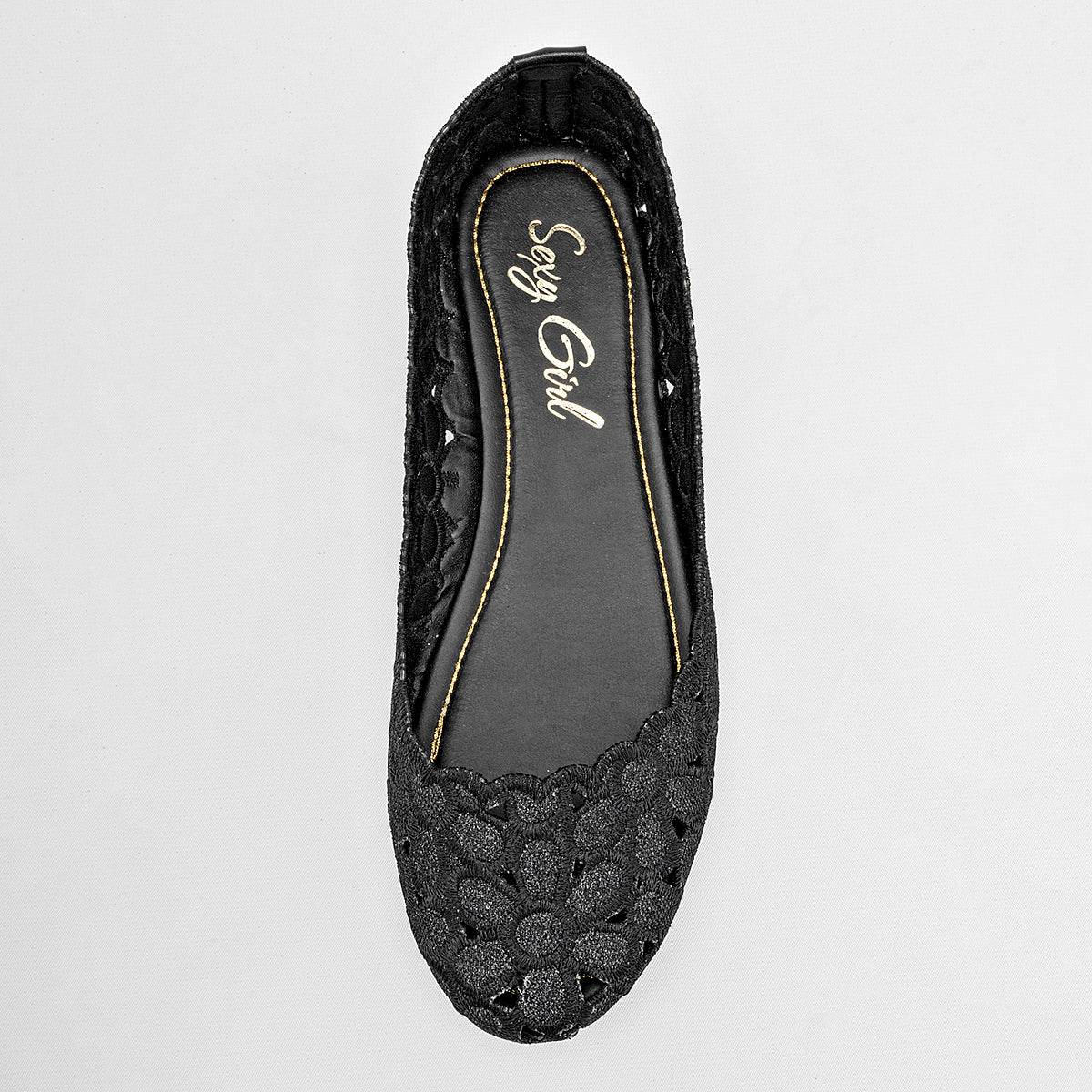 Balerina flat para mujer marca Sexy Girl Negro cod. 124243