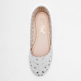 Balerina flat para mujer marca Sexy Girl Plata cod. 124245