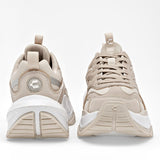 Tenis sneakers chunky para mujer marca Charly Beige cod. 124420