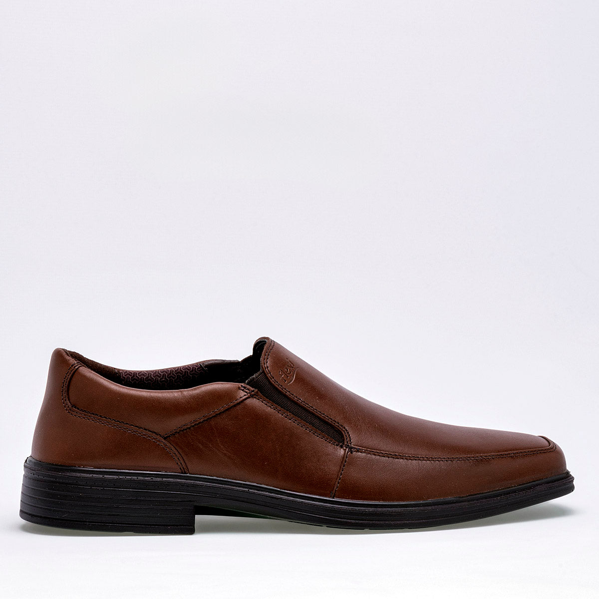 Mocasín de piel  para hombre marca Flexi Café cod. 124550