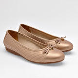 Balerina moño para mujer marca Flexi Oro cod. 124591