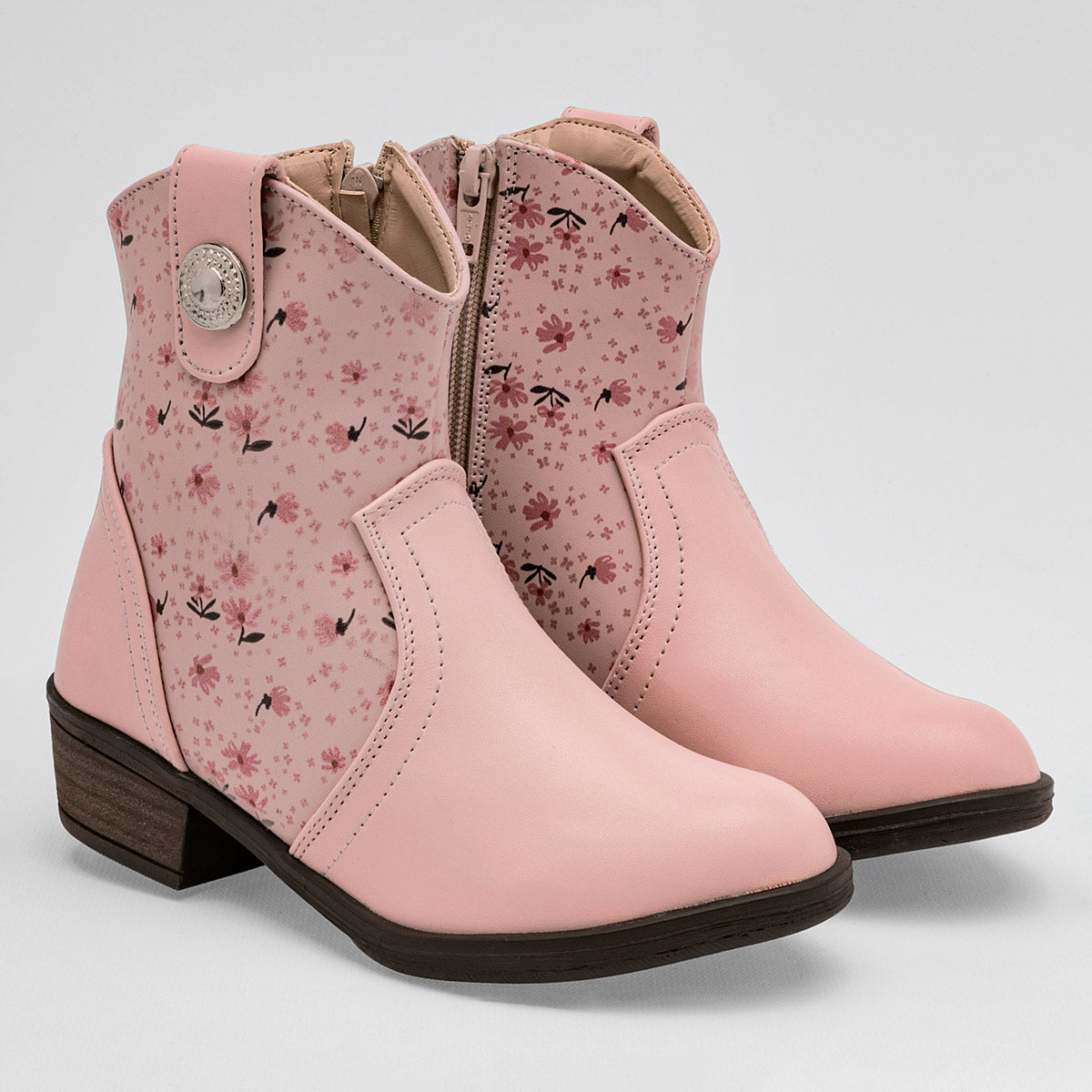 Bota vaquera western para niña marca Giselle Rosa cod. 124647