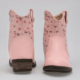 Bota vaquera western para niña marca Giselle Rosa cod. 124647