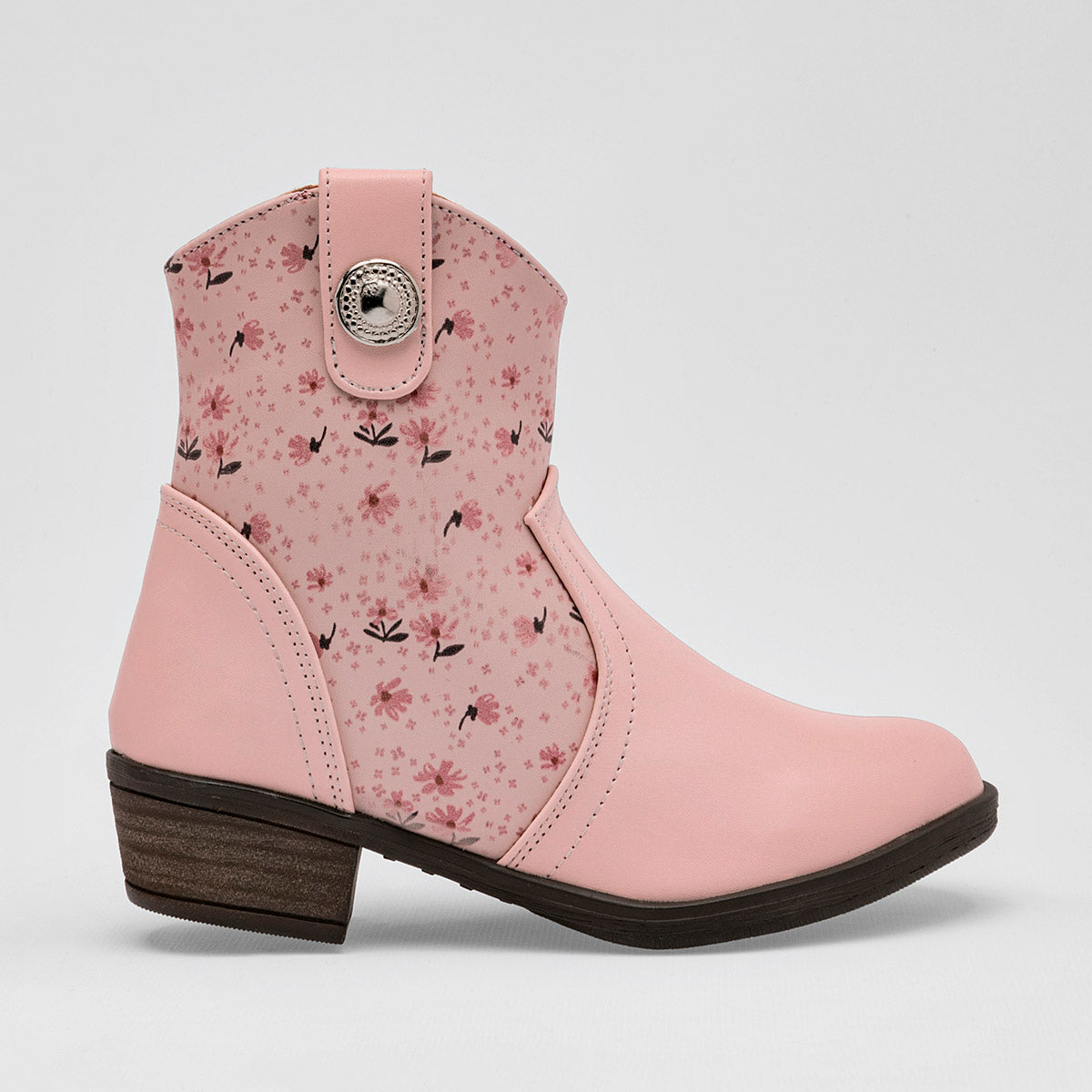 Bota vaquera western para niña marca Giselle Rosa cod. 124647