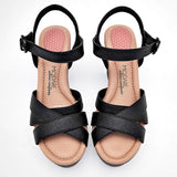 Sandalia plataforma para mujer marca Modare Negro cod. 124679