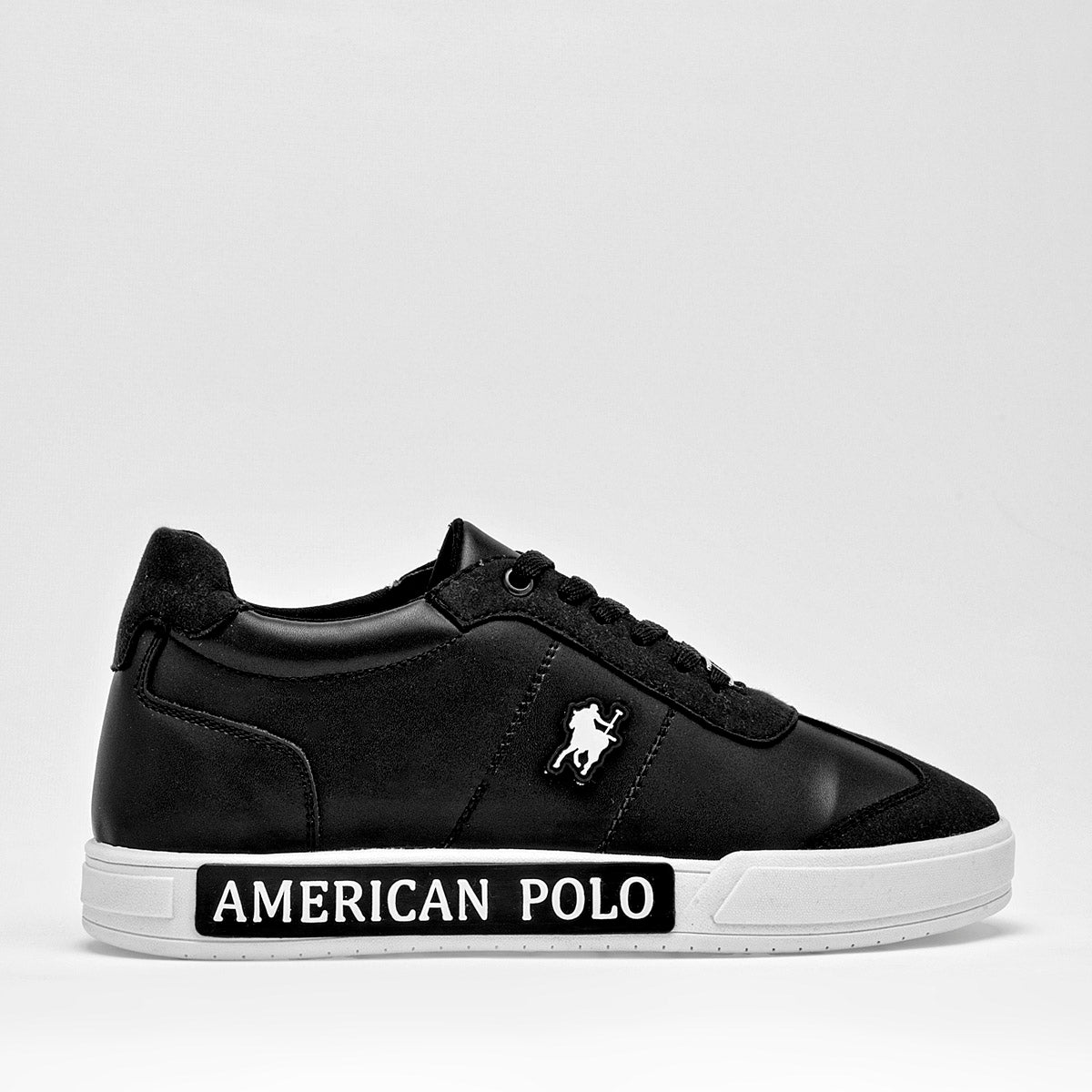 Tenis urbano para hombre marca American Polo Negro cod. 124715