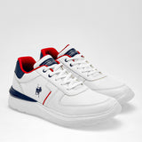 Tenis escolar suela chunky para joven marca American Polo Blanco cod. 124717