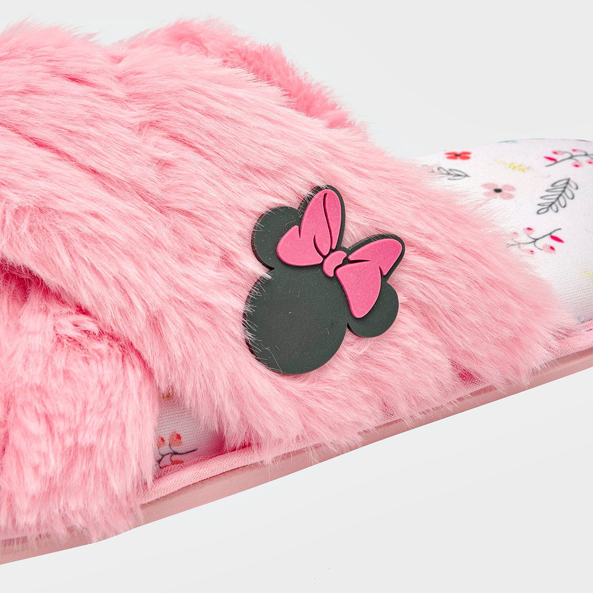 Pantufla para mujer de Minnie Mouse marca Arra Rosa cod. 124750