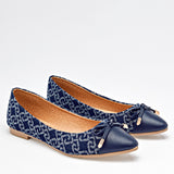 Balerina moño para mujer marca Been Class Azul cod. 124800