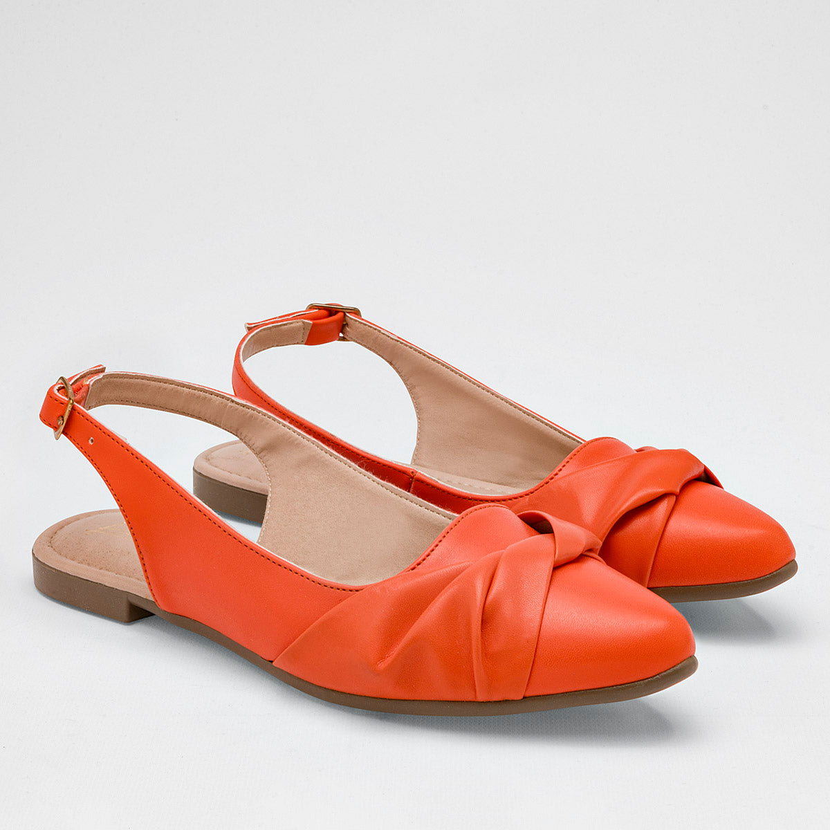 Balerina destalonada para mujer marca Been Class Naranja cod. 124805