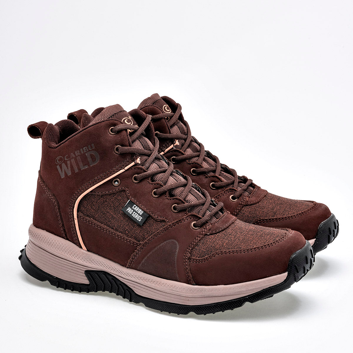 Bota hiking senderismo para hombre marca Caribu Café cod. 124872