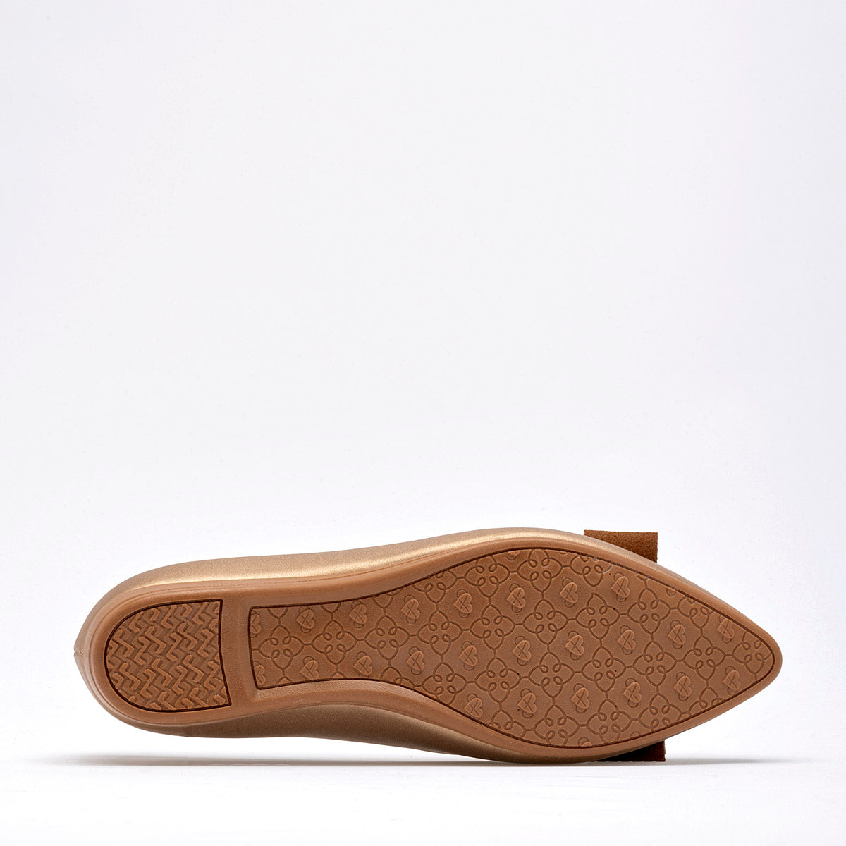 Balerina Flat moño para mujer marca Clasben Oro cod. 124926