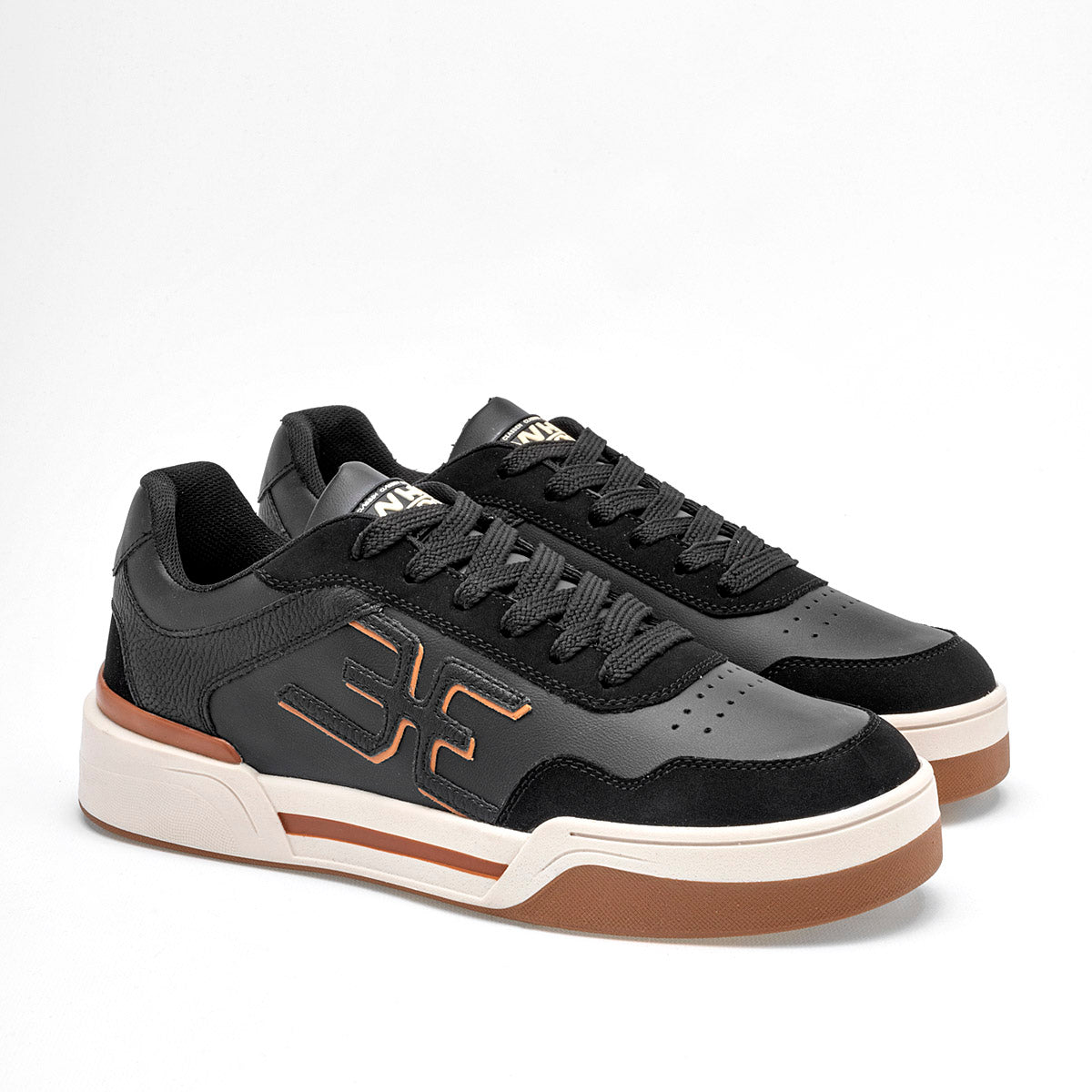 Tenis sneakers comodo casual para hombre marca Clasben Negro cod. 124930