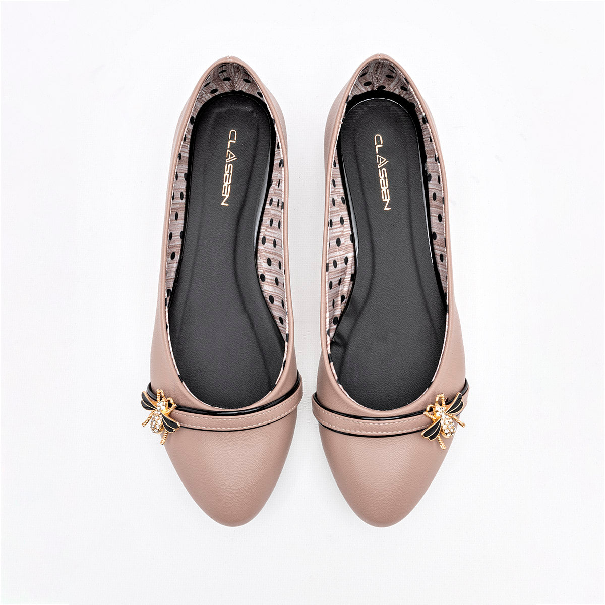 Balerina Flat para mujer marca Clasben Nude cod. 124941