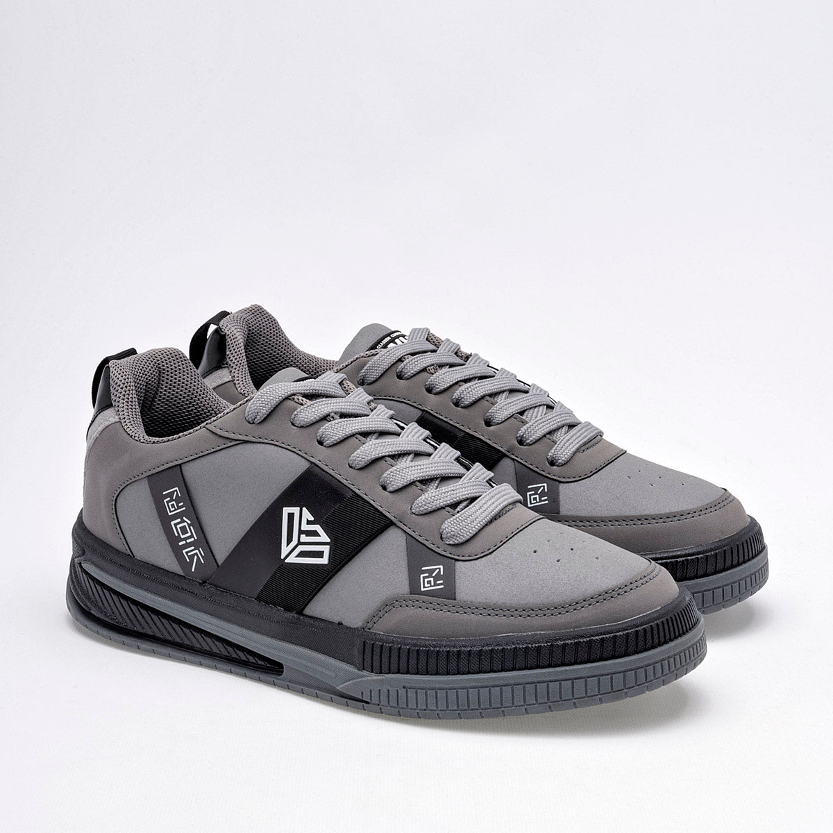 Tenis sneakers comodo casual para hombre marca Clasben Gris cod. 124946