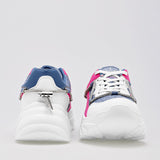 Tenis Chunky para mujer marca Clasben Azul cod. 124958