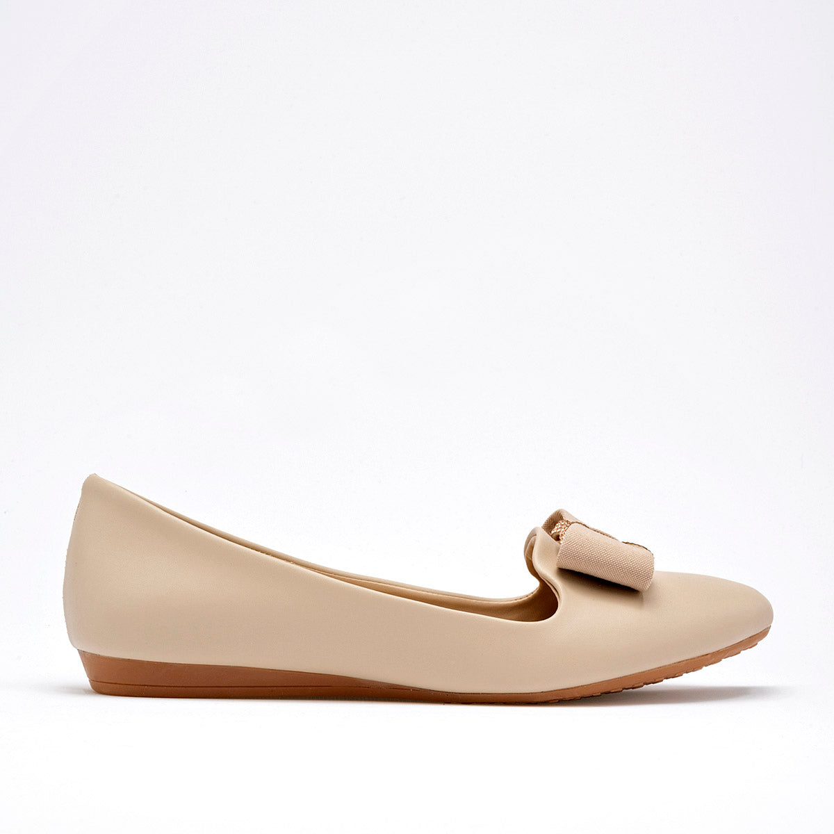 Balerina Flat moño para mujer marca Clasben Beige cod. 124961