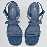 Sandalia para mujer marca Cordelia Azul cod. 124982