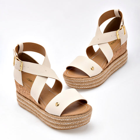 Sandalia plataforma  Moramora para mujer