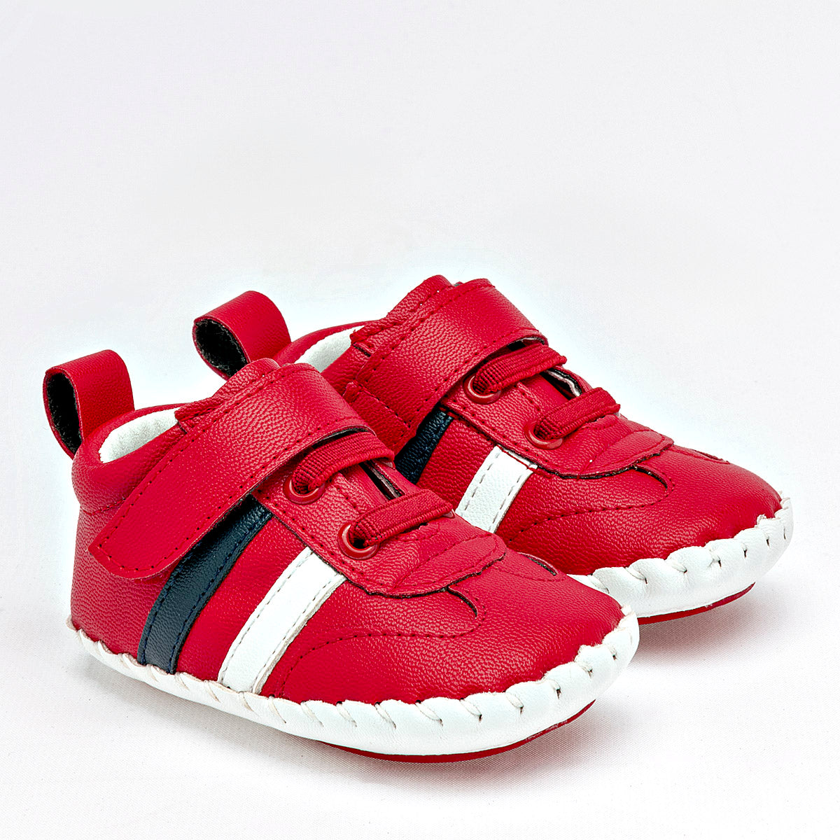 Tenis urbano para bebé niño marca Delin Kids Rojo cod. 125027