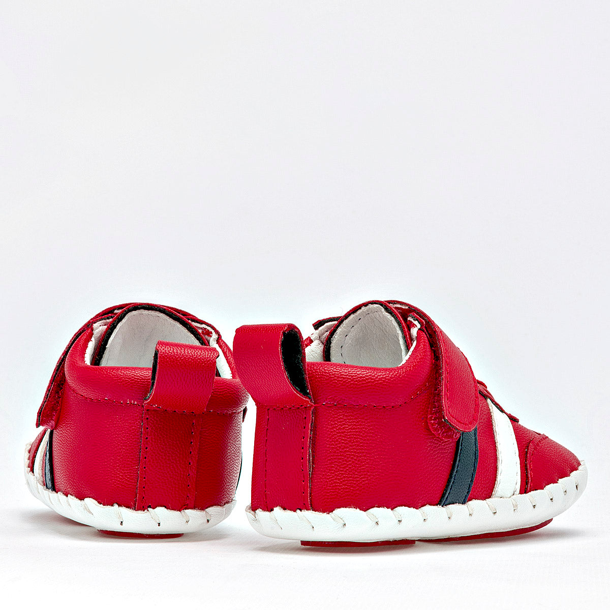 Tenis urbano para bebé niño marca Delin Kids Rojo cod. 125027