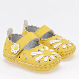 Zapatito para bebé niña marca Delin Kids Amarillo cod. 125028