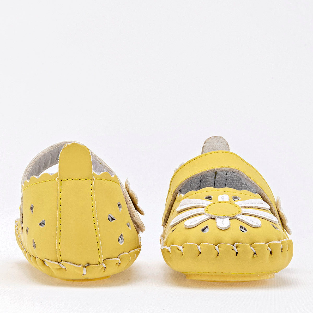 Zapatito para bebé niña marca Delin Kids Amarillo cod. 125028