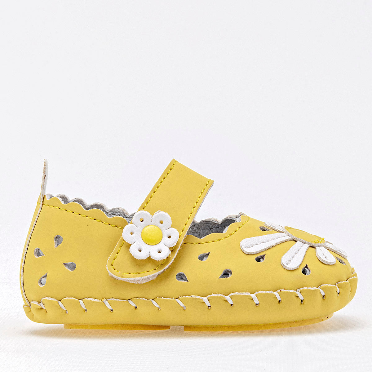 Zapatito para bebé niña marca Delin Kids Amarillo cod. 125028