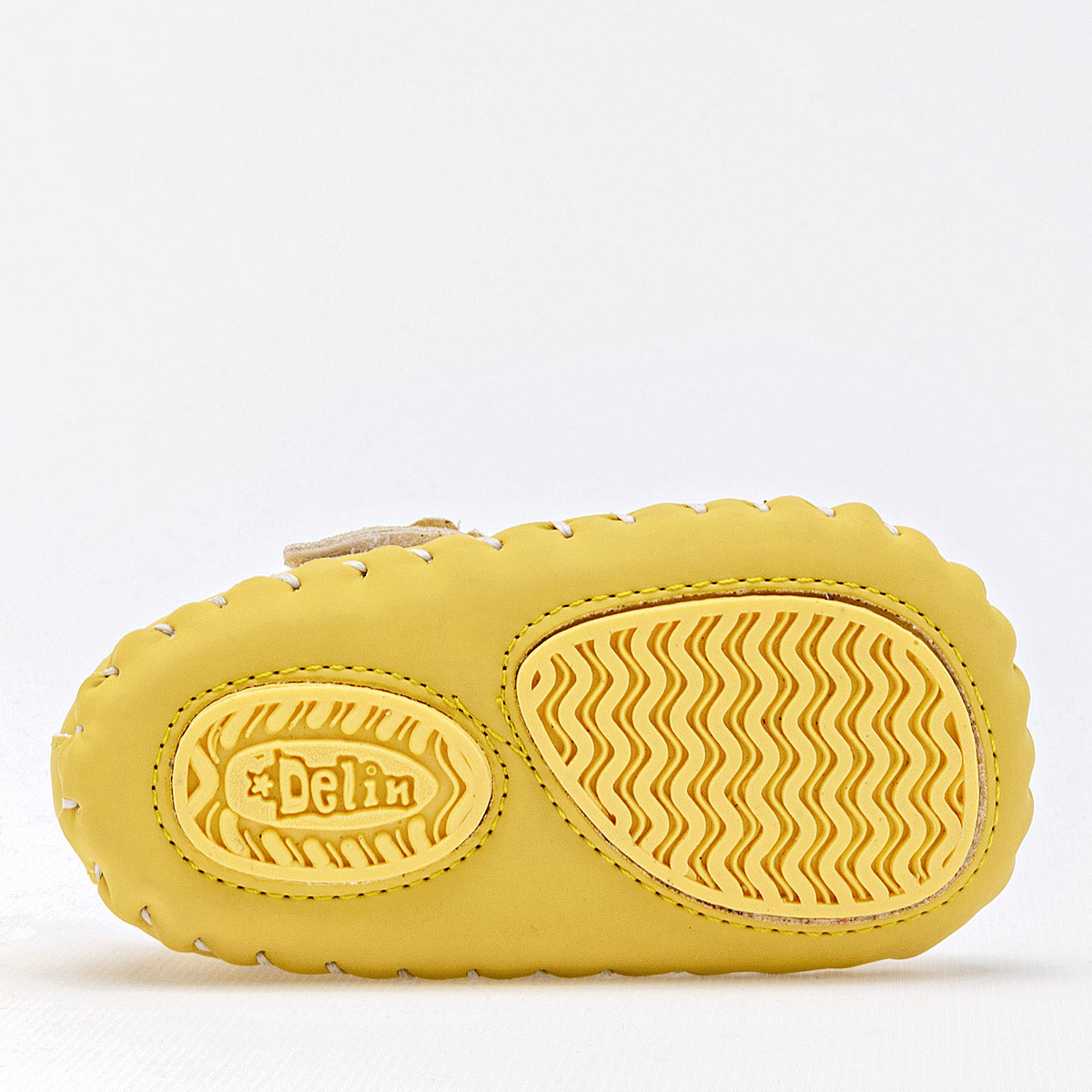 Zapatito para bebé niña marca Delin Kids Amarillo cod. 125028