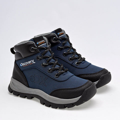 Botas de hiking  para Niño marca Discovery Expedition Azul Marino cod. 125034