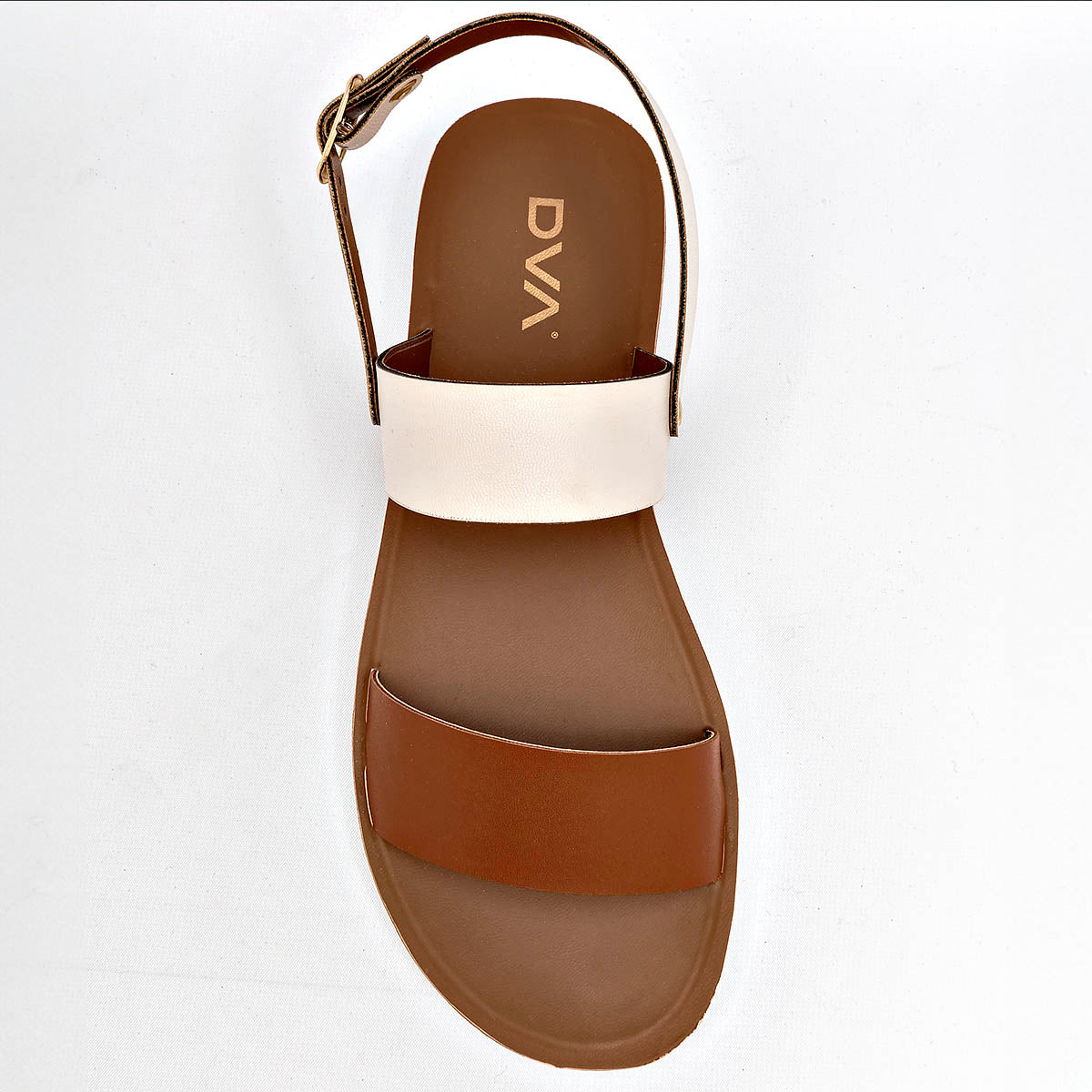 Sandalia piso para mujer marca Dva Beige cod. 125048