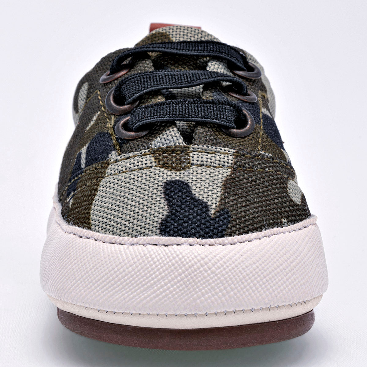 Tenis cintas camouflage para bebé Niño marca Ensueño Olivo cod. 125074