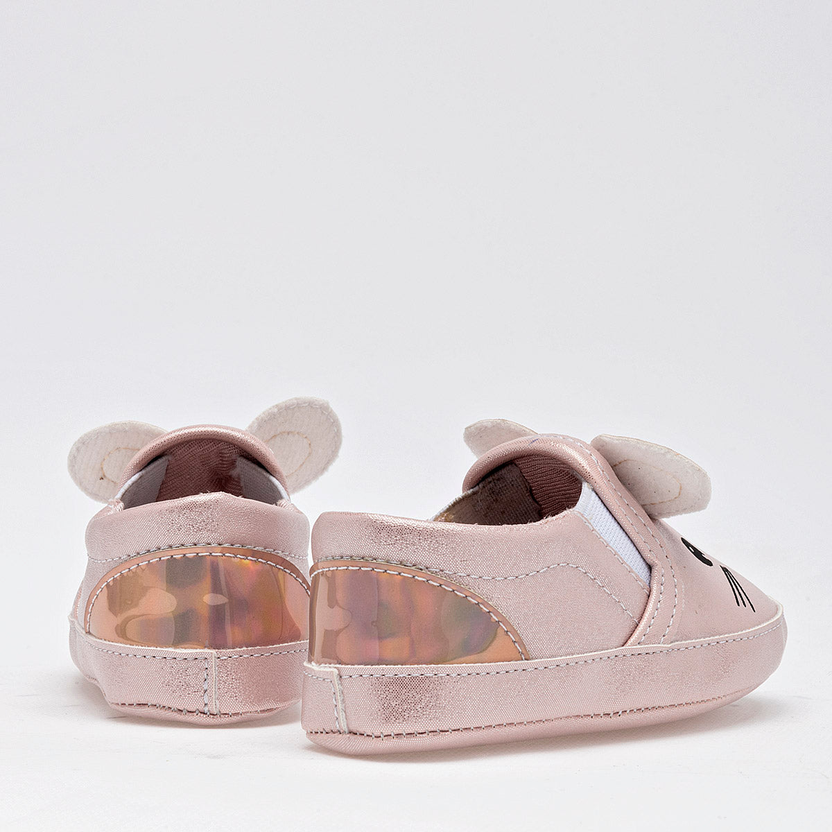 Zapatito tenis slip on para bebé niña marca Eredi Rosa cod. 125097