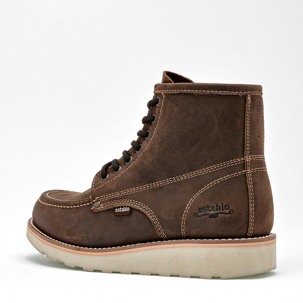 Bota tipo Red wing para hombre marca Establo Café cod. 125100