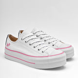 Tenis escolar para joven marca Ferrioni Blanco cod. 125138