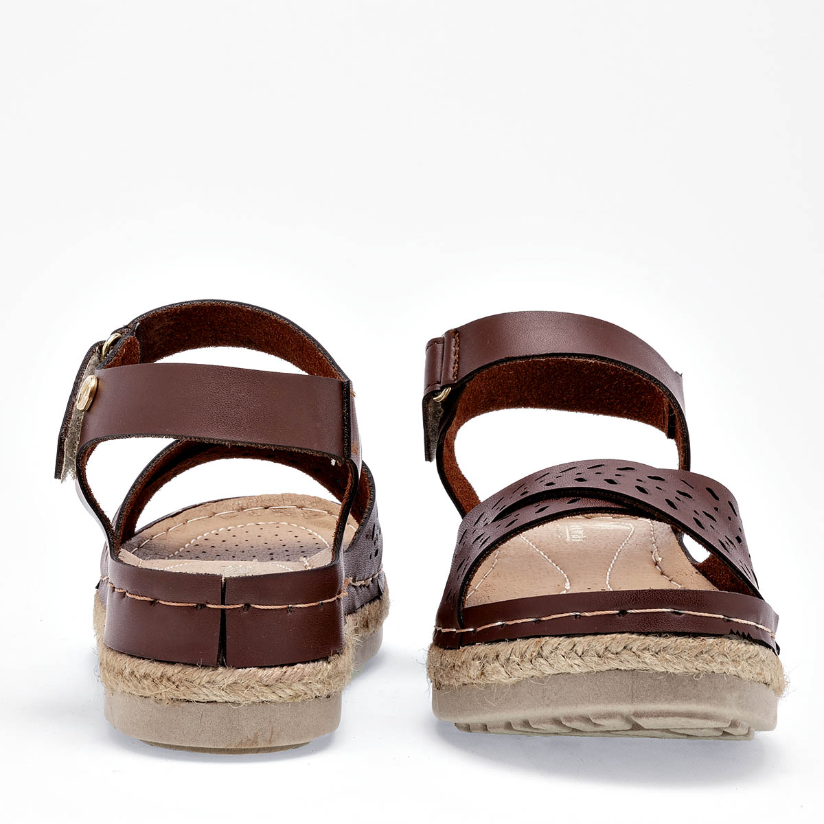 Sandalias confort para mujer marca Flexmas Café cod. 125167