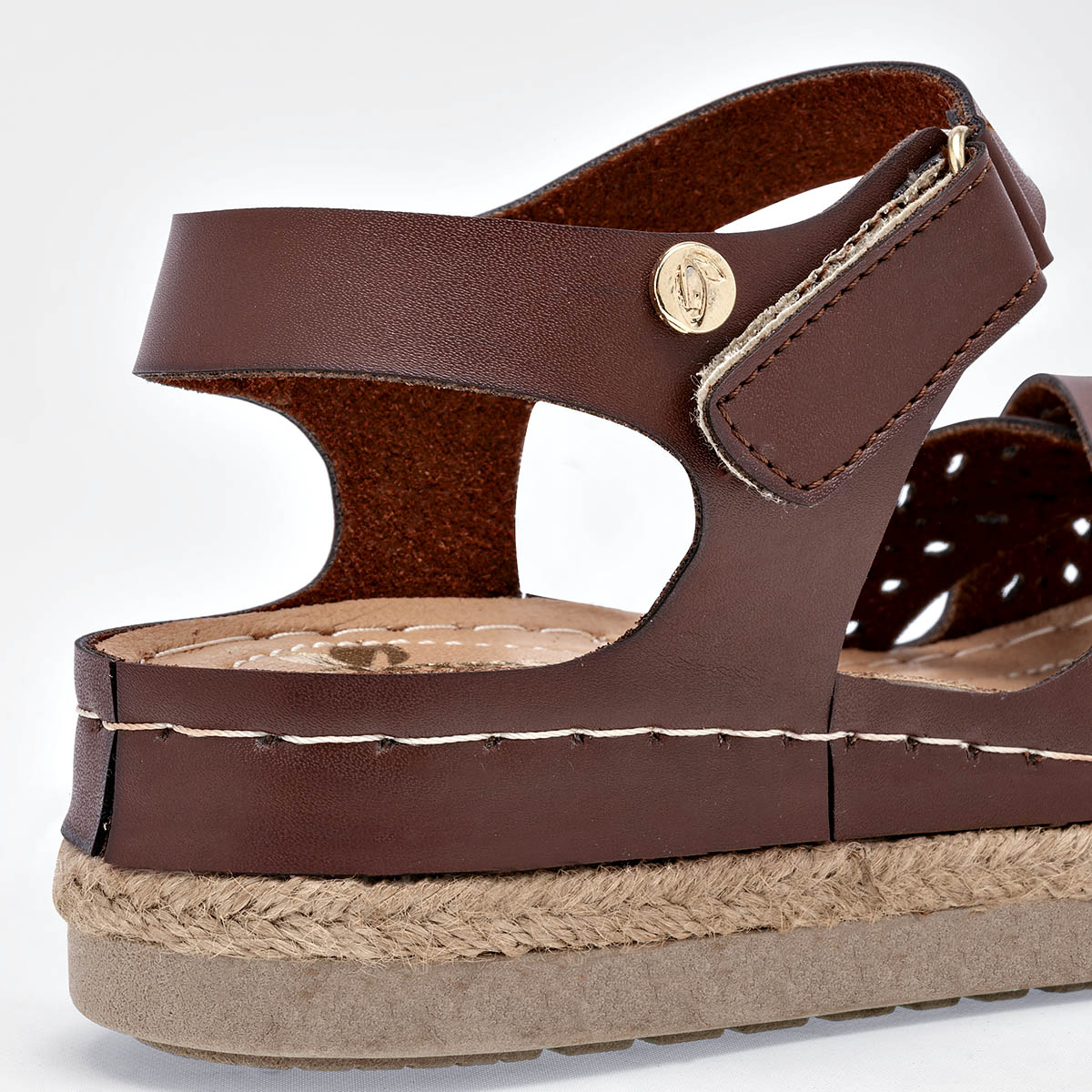 Sandalias confort para mujer marca Flexmas Café cod. 125167