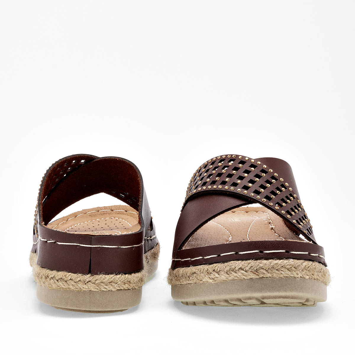 Sandalias confort para mujer marca Flexmas Café cod. 125170