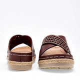 Sandalias confort para mujer marca Flexmas Café cod. 125170