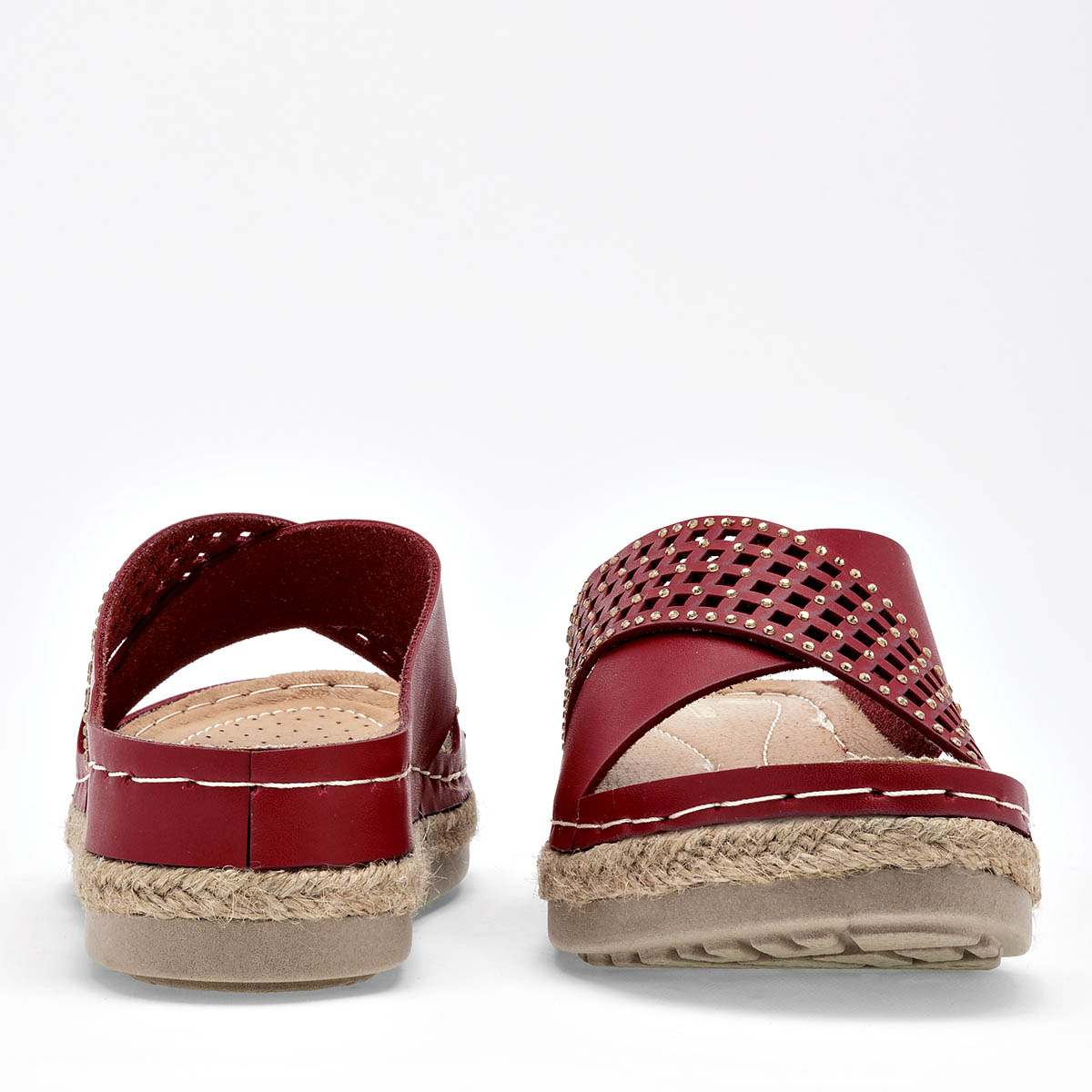 Sandalias confort para mujer marca Flexmas Rojo cod. 125172