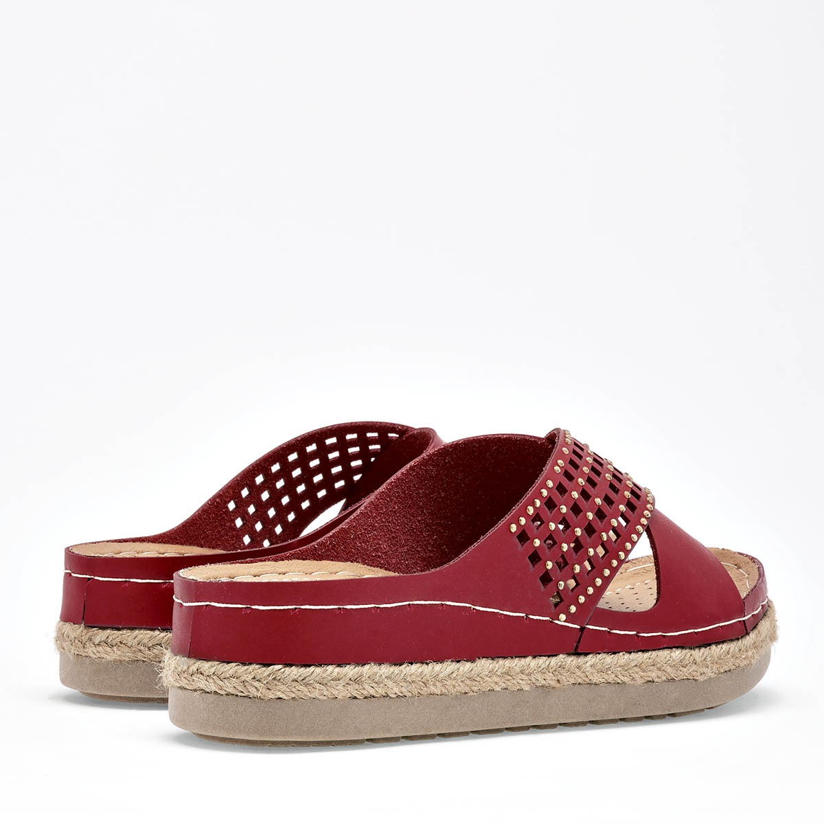 Sandalias confort para mujer marca Flexmas Rojo cod. 125172