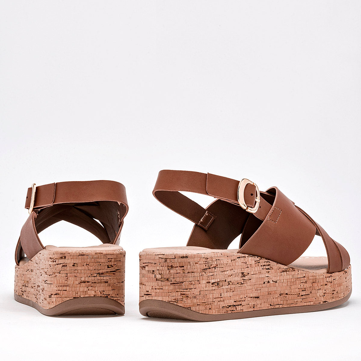 Sandalia plataforma para mujer marca Green Love Café cod. 125209