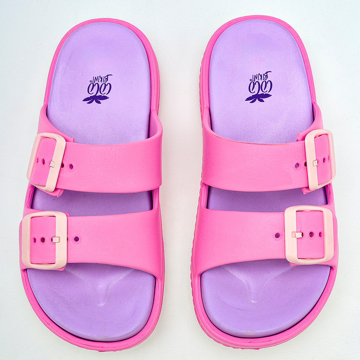 Sandalia sponch slide para mujer marca Huarachetas Rosa cod. 125242