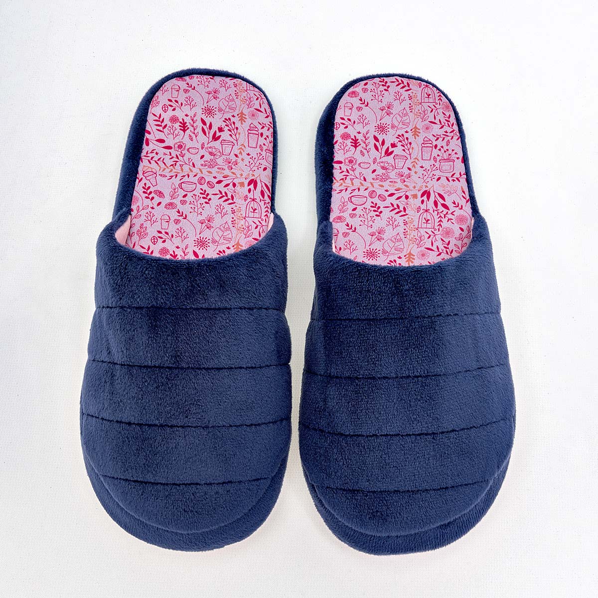 Pantufla para mujer marca Huarachetas Azul marino cod. 125244