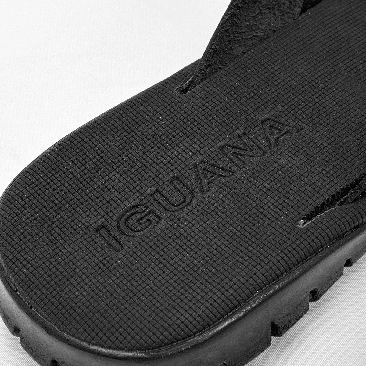 Sandalia pata de gallo para hombre marca Iguana Negro cod. 125246